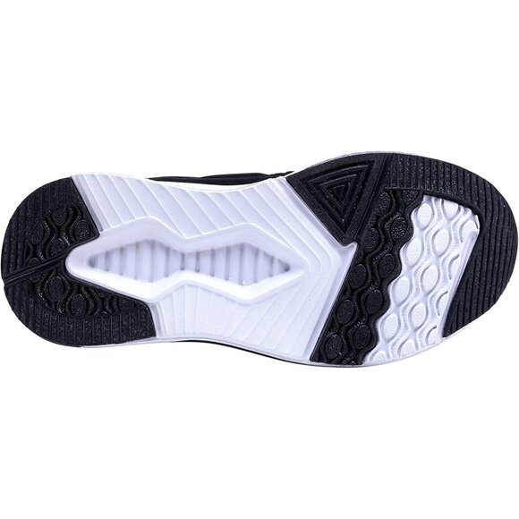 Kids Black Lightweight Tennis Athletic Casual Running Shoes Breathable Sneakers - Picture 6 of 7